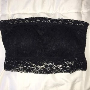 Aeropostale Black Lace Bandeau (NWT)
